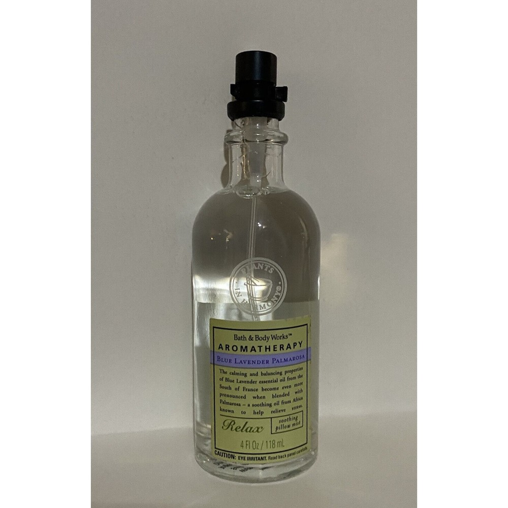 HTF Bath & Body Works Aromatherapy Blue Lavender Palmarosa Pillow Mist 4 oz. NEW